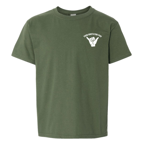 Gildan Youth Softstyle T-Shirt -- Military Green