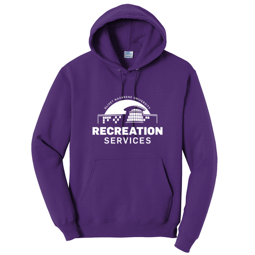 Port and Company Pullover Hooded Sweatshirt -- Team Purple