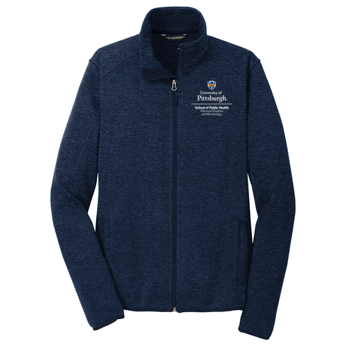 Infectious Diseases Sweater Fleece Jacket -- River Blue Navy Heather