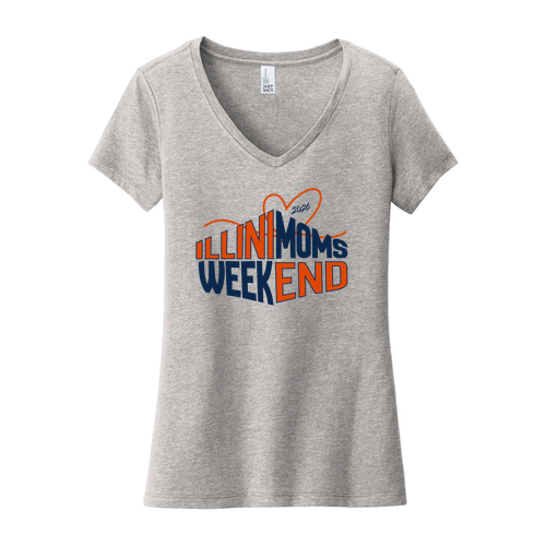 District Women's Very Important Tee  V-Neck -- Light Heather Grey