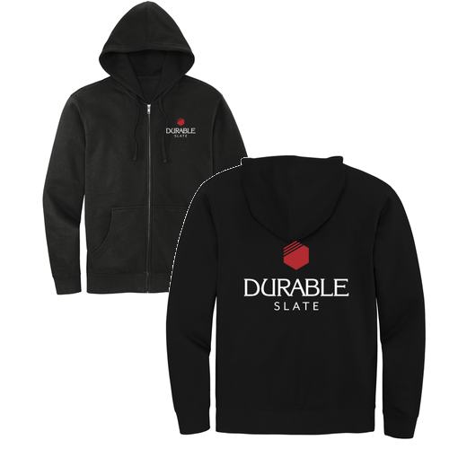 District V.I.T. Fleece Full-Zip Hoodie -- Black