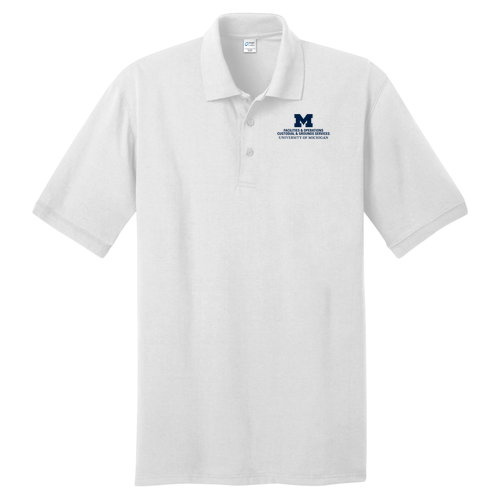 Port & Company Tall Core Blend Jersey Knit Polo -- White, $21