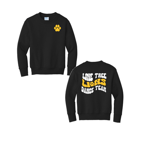 Port and Company Youth Crewneck Sweatshirt -- Jet Black