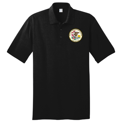 Port & Company Core Blend Jersey Knit Polo -- Jet Black