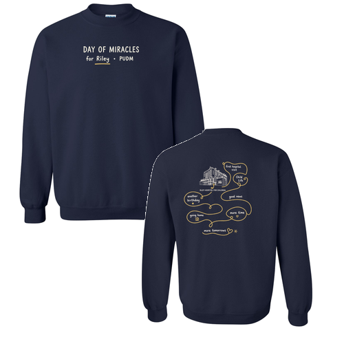 Gildan Heavy Blend Crew Neck Sweatshirt -- Navy