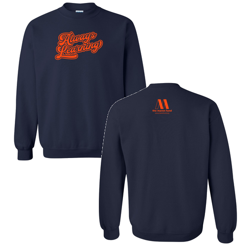 Gildan Heavy Blend Crew Neck Sweatshirt -- Navy