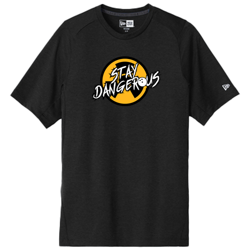 New Era Series Performance Crew Tee -- Black Solid