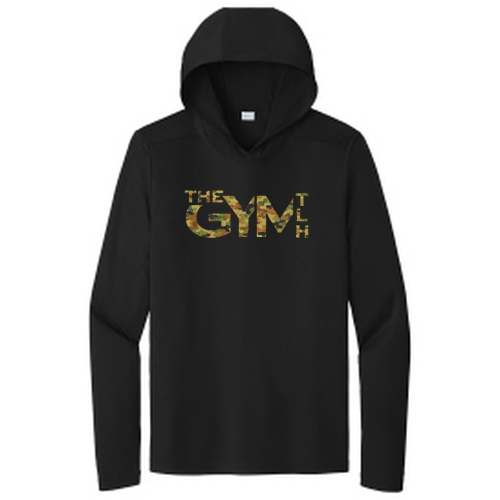 Sport-Tek Posi-UV Pro Long Sleeve Hoodie -- Black