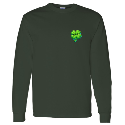Gildan Heavy Cotton Longsleeve Basic T-Shirt -- Forest Green