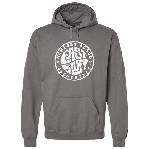 Gildan Adult Softstyle Fleece Pullover Hooded Sweatshirt -- Charcoal