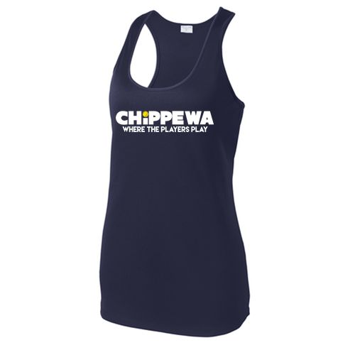 LADIES Sport-Tek PosiCharge Competitor Racerback Tank -- True Navy