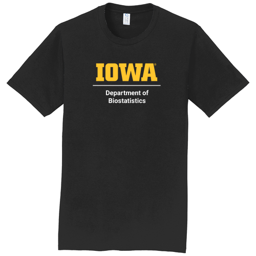 Biostatistics Port and Company Fan Favorite Tee -- Jet Black