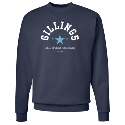 Hanes EcoSmart Crewneck Sweatshirt -- Navy