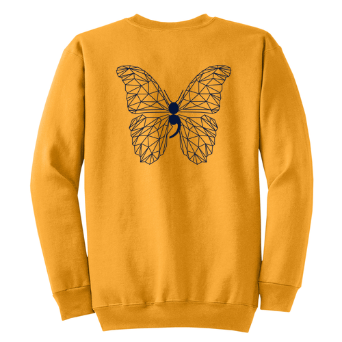 Port and Company Classic Crewneck Sweatshirt -- Gold