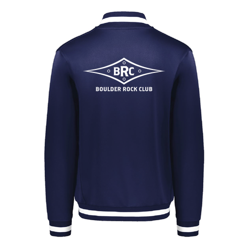 Holloway Youth V-Street Full-Zip Jacket -- Navy / White