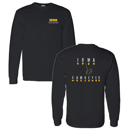 Gildan Heavy Cotton Longsleeve Basic T-Shirt -- Black