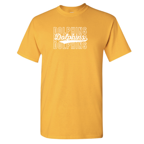Adult Gold Cotton T-Shirt