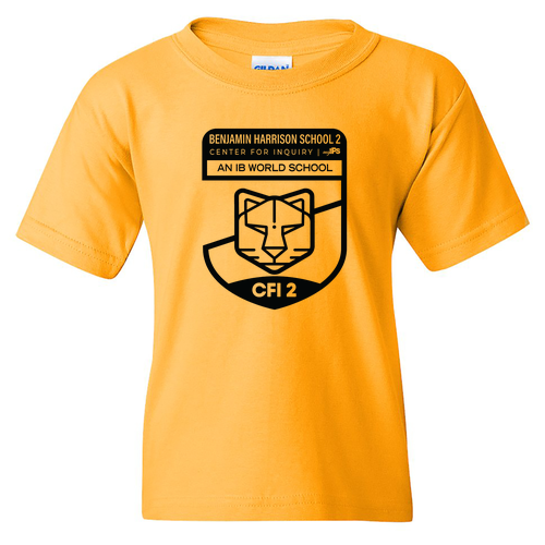 Gildan Heavy Cotton Basic Youth T-Shirt -- Gold