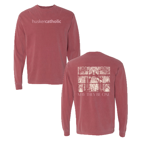 Comfort Colors Unisex Garment-Dyed Heavyweight Long Sleeve T-Shirt -- Brick