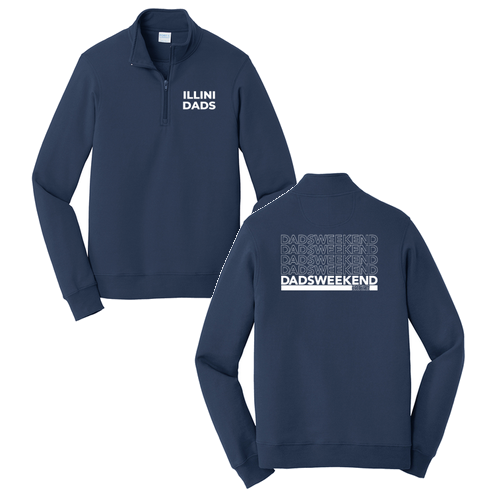 Dad's Weekend Quarter Zip -- Team Navy