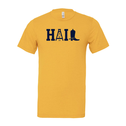 Mens/Unisex Bella Canvas Soft Fitted Heather CVC T-Shirt -- Heather Yellow Gold