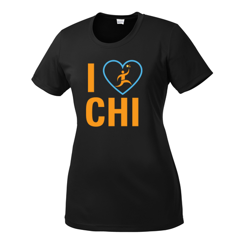 Women's Cut Performance Tee -- Black