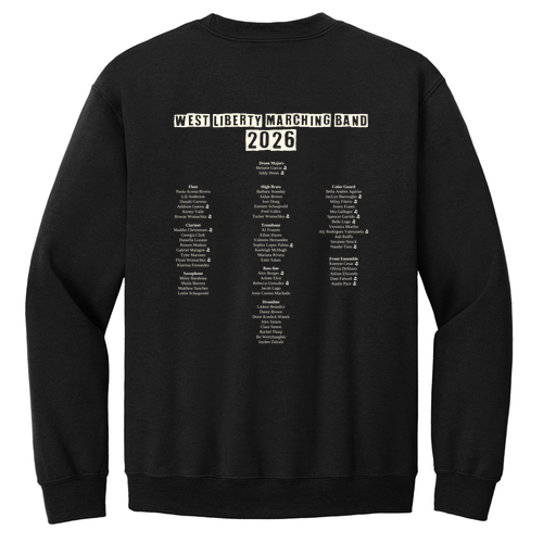 Gildan Heavy Blend Crew Neck Sweatshirt -- Black
