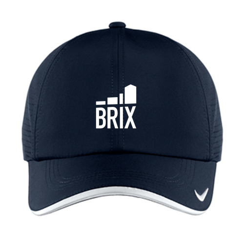 Nike Dri-Fit Perforated Performance Cap -- Navy / White