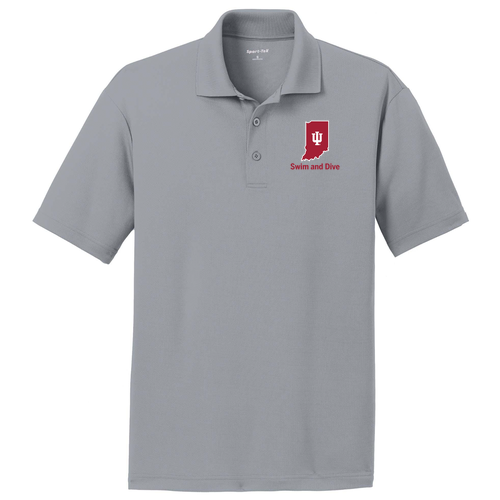 Sport-Tek PosiCharge RacerMesh Polo -- Silver
