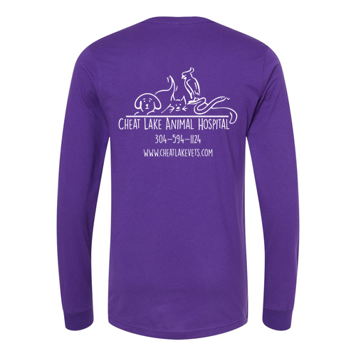 Bella Canvas Unisex Jersey Longsleeve Tee -- Team Purple