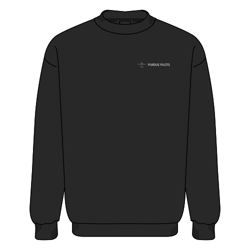 Black Crew Neck Sweatshirt