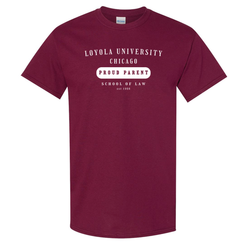 Class of '26 Proud Parents T-Shirt -- Maroon