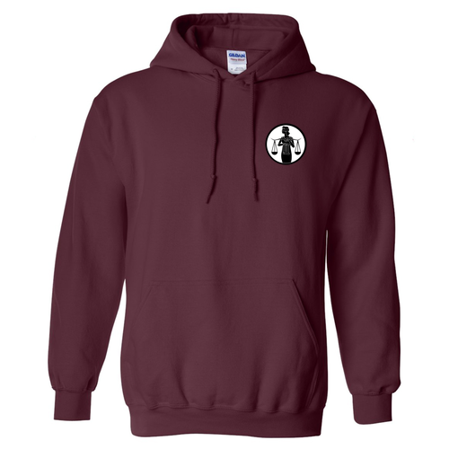 Gildan Heavy Blend Hoodie -- Maroon (Embroidery)