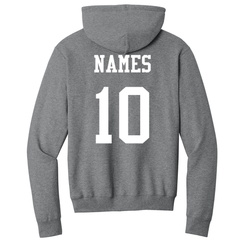 Port and Company Core Fleece Pullover Hooded Sweatshirt -- Graphite Heather