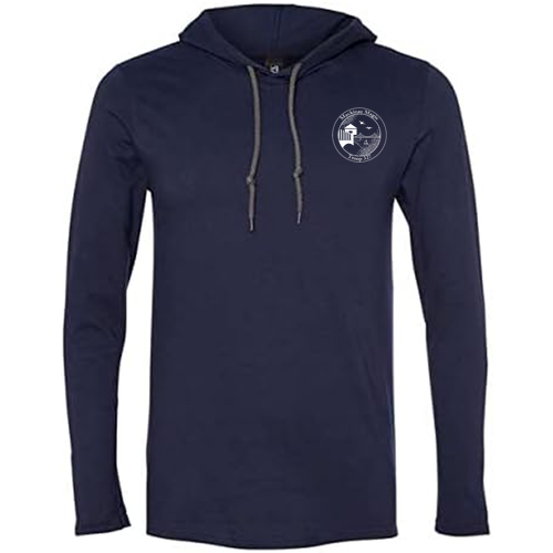 Gildan Adult Hooded Tee -- Navy