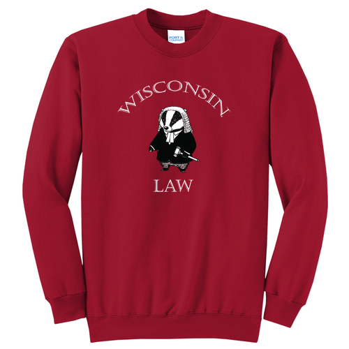 Port and Company Classic Crewneck Sweatshirt -- Red