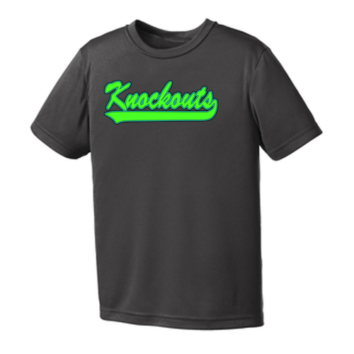 Port and Company Youth Performance Tee -- Charcoal