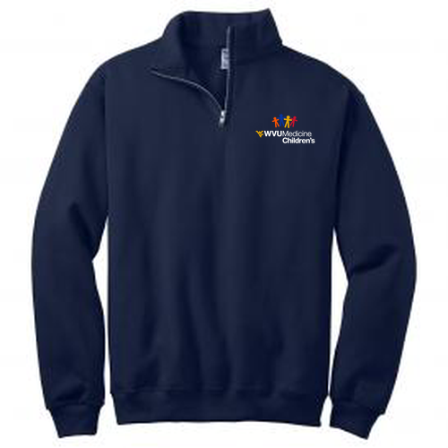 Jerzees 1/4 Zip Cadet Sweatshirt -- J Navy