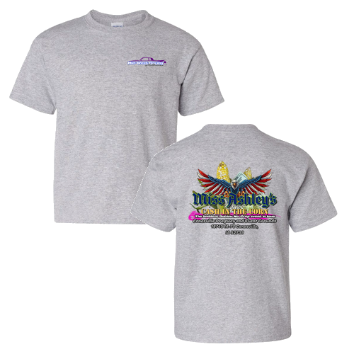 YOUTH Gildan Heavy Cotton Basic T-Shirt -- Sport Grey