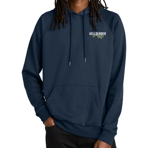 Allmade® Unisex Organic CVC Fleece Pullover Hoodie -- Rebel Blue