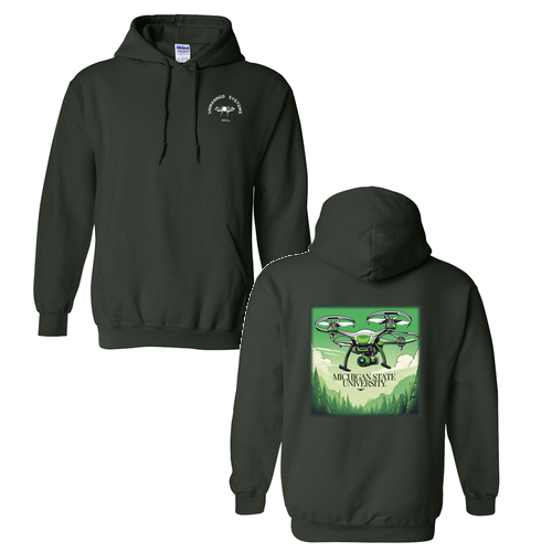 Heavy Blend Hooded Sweatshirt -- Forest Green