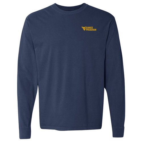Comfort Colors Ringspun Long Sleeve Tee -- True Navy