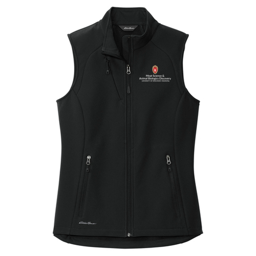 Eddie Bauer Ladies Stretch Soft Shell Vest -- Deep Black