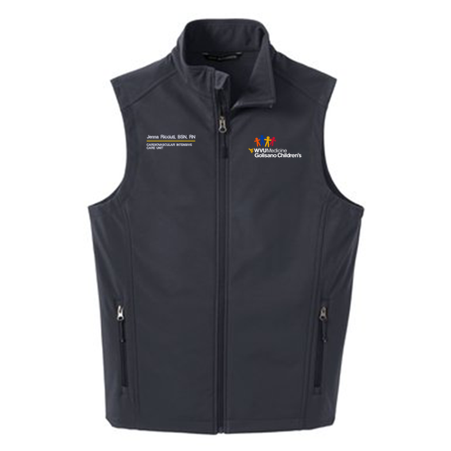 Port Authority Core Soft Shell Vest -- Battleship Grey