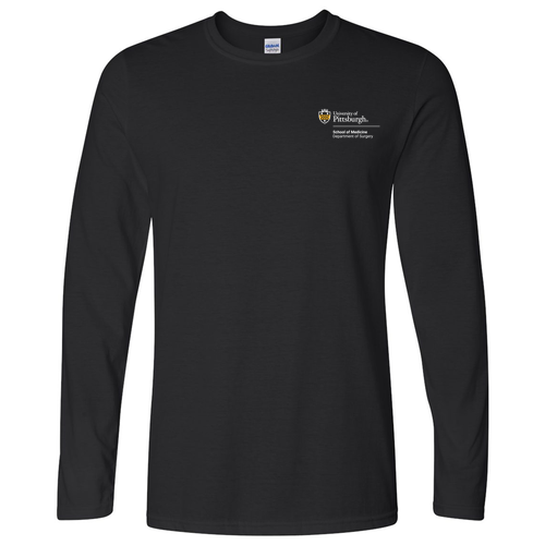 Gildan Softstyle Longsleeve T Shirt -- Black