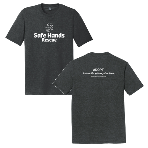 District Made Mens Perfect Tri Crew Tee -- Black Frost