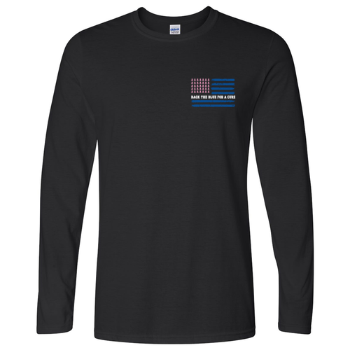 Gildan Softstyle Longsleeve T Shirt -- Black