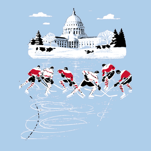 Gildan Heavy Cotton Basic T-Shirt -- Light Blue