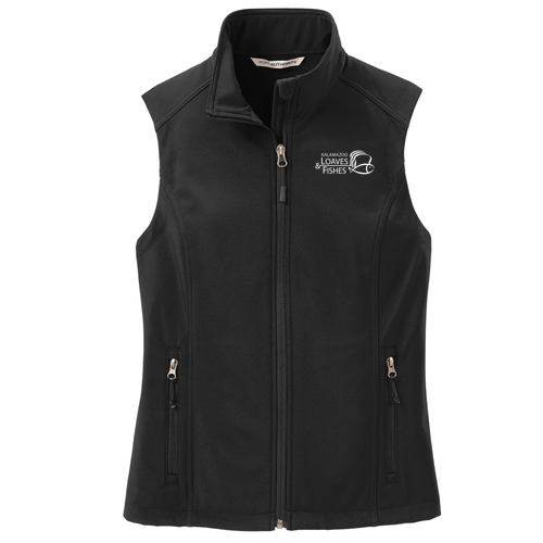 Port Authority Ladies Core Soft Shell Vest -- Black