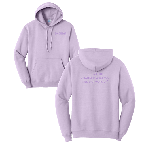 Port and Company Core Fleece Pullover Hooded Sweatshirt Lavender